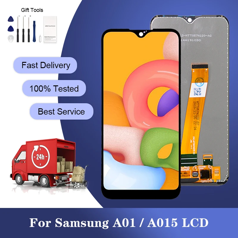 

5.7 Inch For Samsung Galaxy A01 Lcd A015 Display With Touch Screen Panel Digitizer A015F A015G Assembly With Tools Wholesale