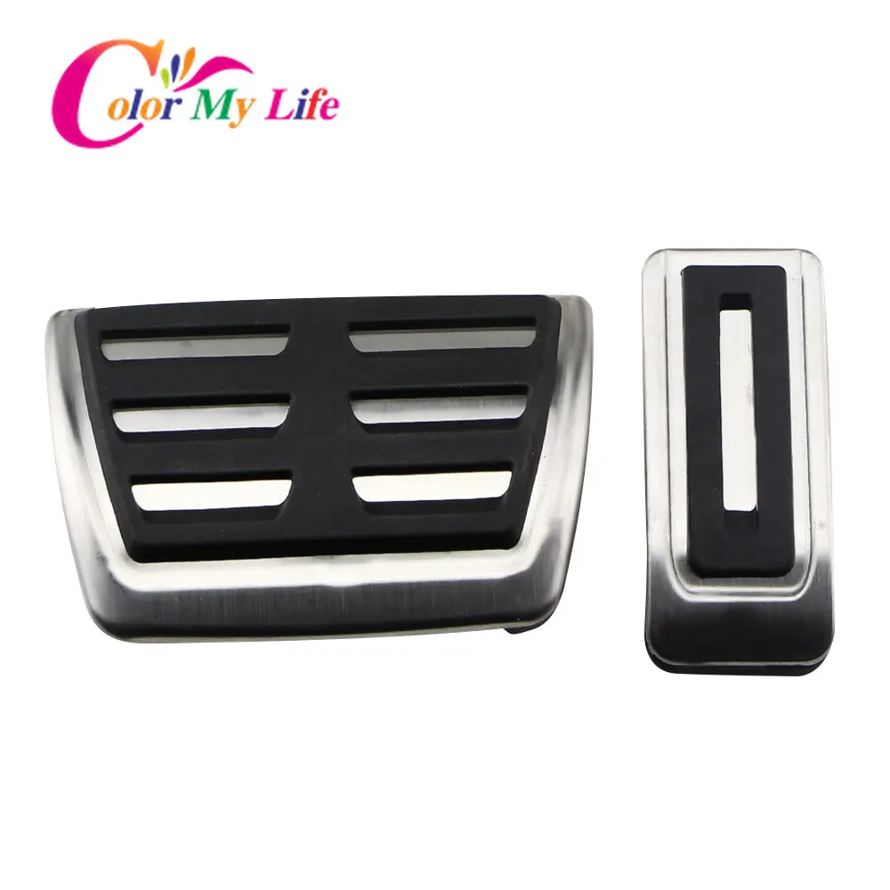 Автомобильный набор педалей Color My Life защитный чехол на педаль газа из нержавеющей