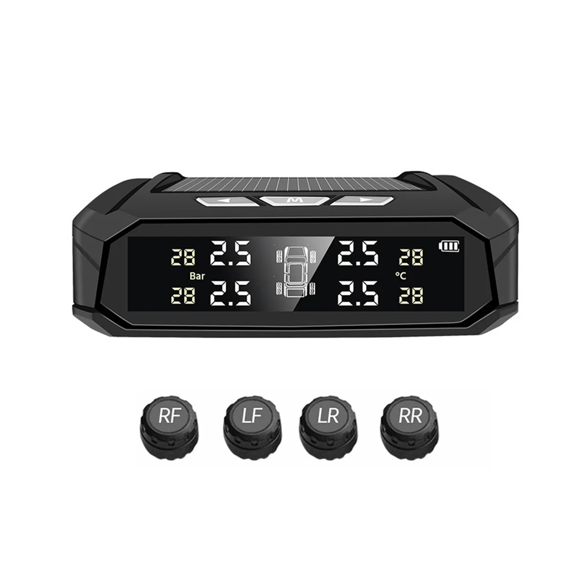 

Автомобильная система контроля давления в шинах TPMS, автоматический дисплей, мониторинг давления в шинах, USB-зарядка, оповещение о температуре с