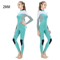 2mm long sleeve neoprene keep warm diving suit kayaking surf swimwear for women scuba snorkeling hunting spearfishing wetsuit