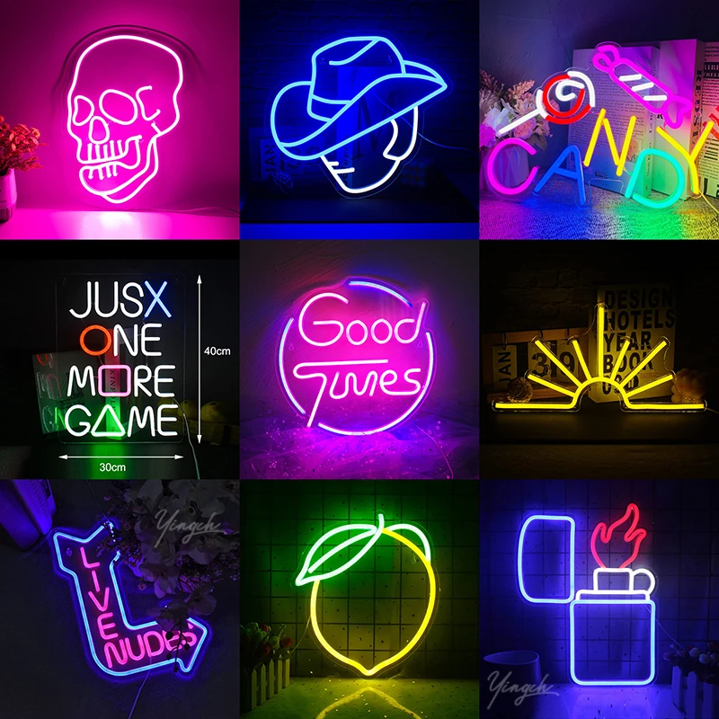 Фонарь неоновый с подсветкой для детской комнаты