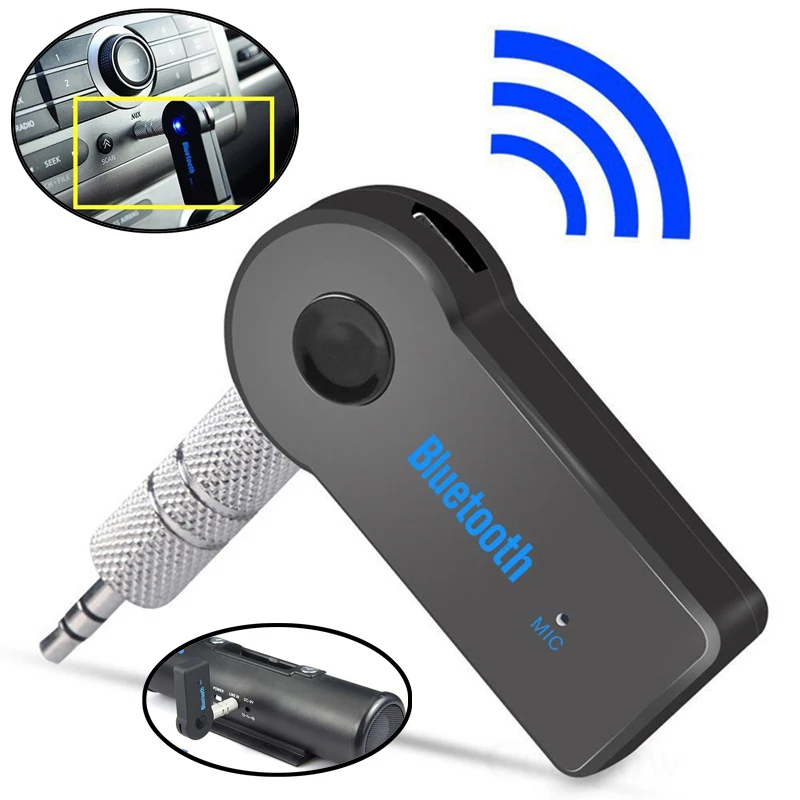 

Переходник-передатчик 3,5 мм, беспроводной, Bluetooth, для автомобиля, для проигрывателя музыки, Aux, гарнитуры