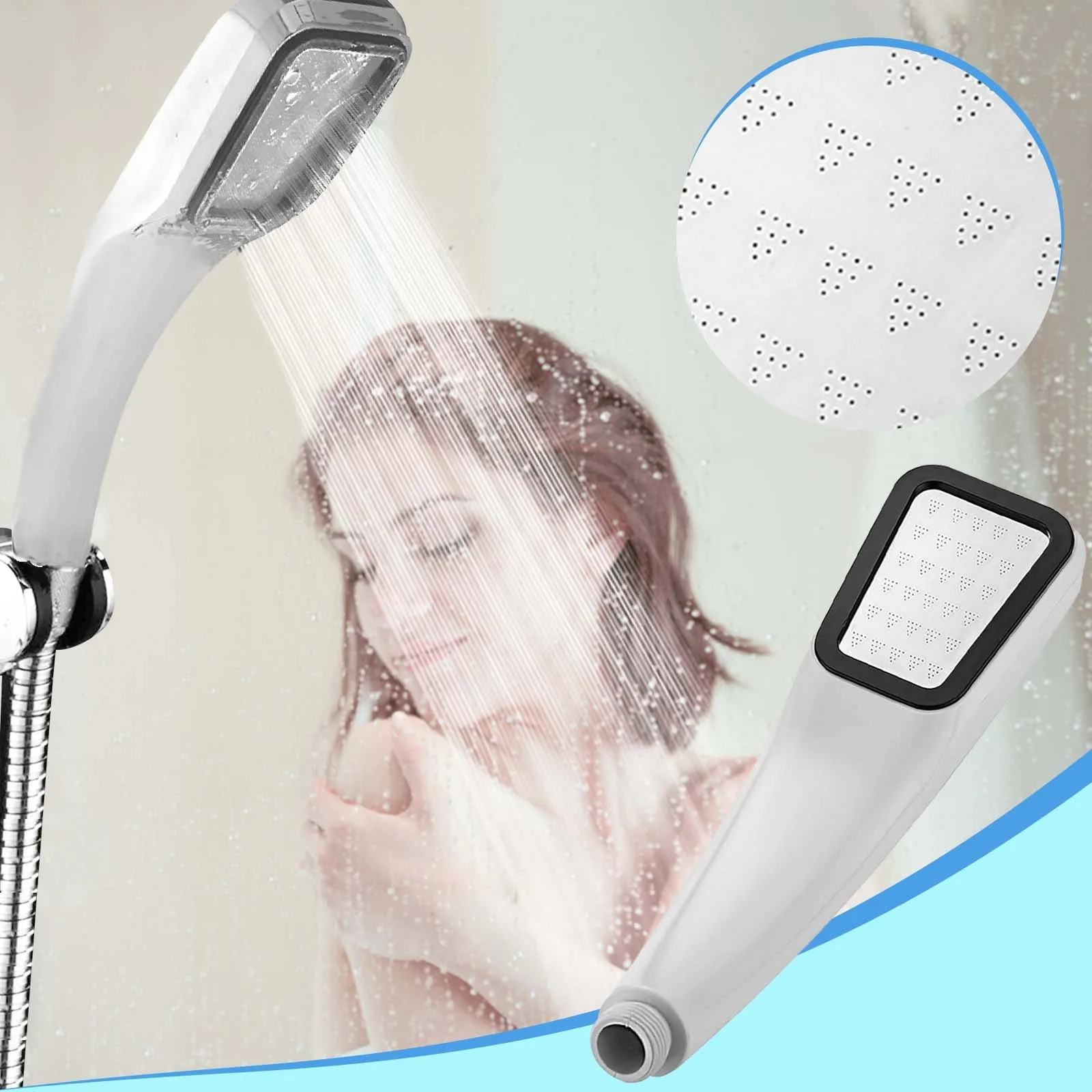 

Насадка для душа высокого давления с 300 отверстиями и удлинителем