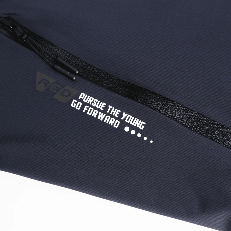 Men Running Jacket Letter Pocket Training Zipper Jogging Long Sleeves Gym Sports Workout Bodybuilding Quick Dry Sweatshits