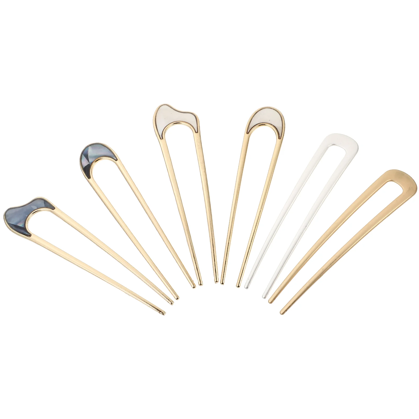 

Hair U Shaped Fork Pinfrench Shape Stick Sticks Buns Hairpins Updo Hairpin Metal Clip Style Clips