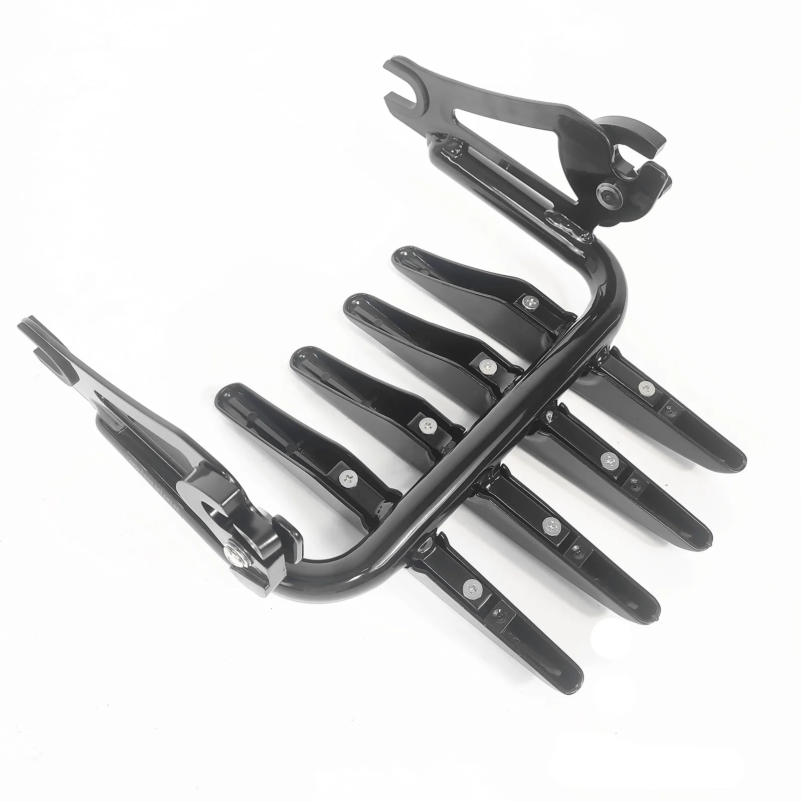 Фото Задняя спинка и багажник для мотоцикла Sissy Bar для Harley Touring 2009-2025 Road King Glide CVO Utrla Limited FLTRX FLHTK №5