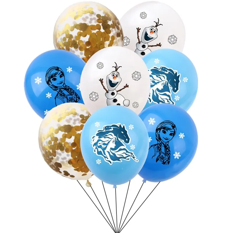 Латексные шары Снежная королева 12 дюймов 10 шт. |