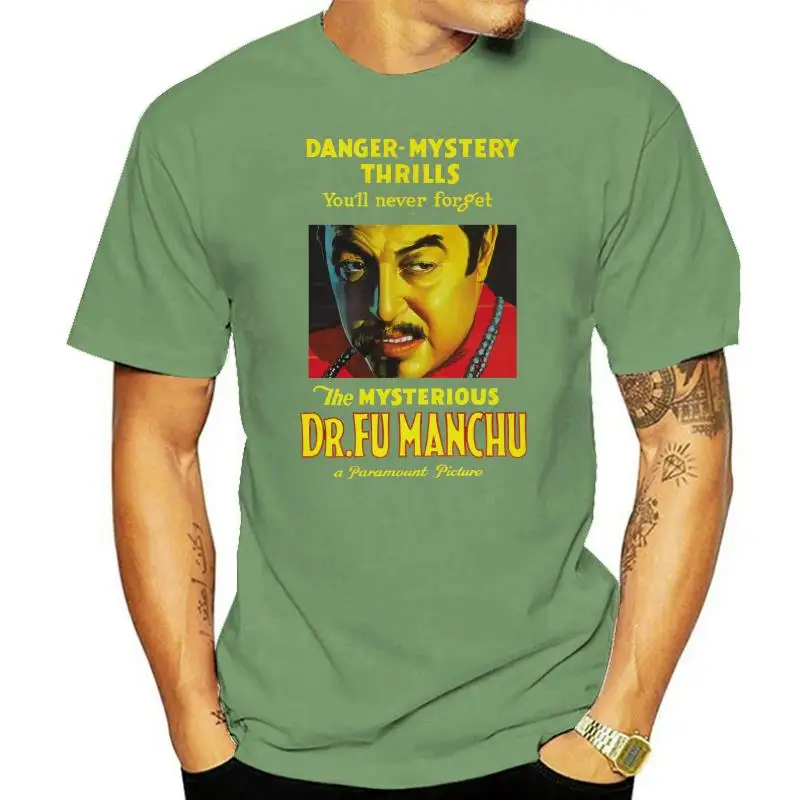 

Dr' Fu Manchu Movie Warner Oland Boris Karloff Supervillian T Shirt