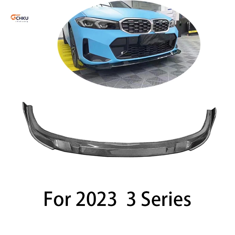 

For 2023 BMW 3 Series G20 G28 320 325 330 front bumper carbon fiber 3D style car front lip