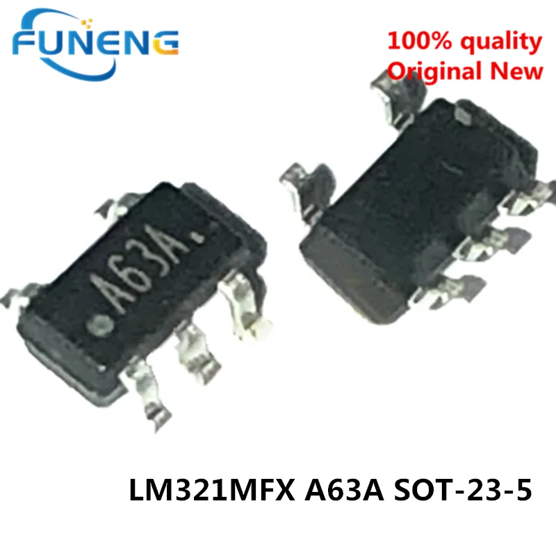 (10-200pcs)100% New LM321 LM321MX LM321MF LM321MFX Printed A63A SOT-23-5 Low Power Operational Amplifier
