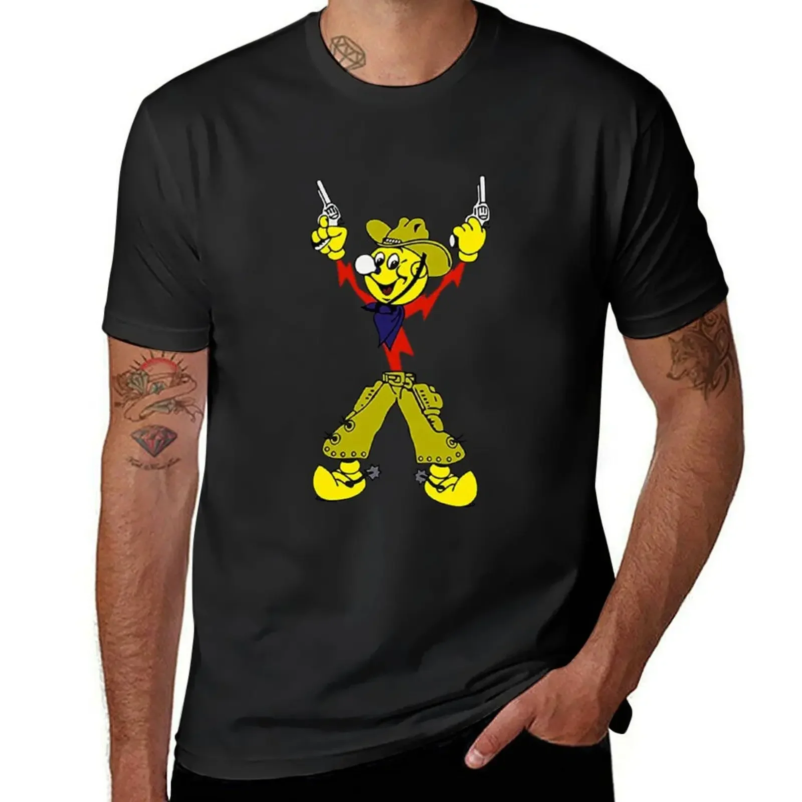 Футболка Reddy Kilowatt cowboy 123png дизайн на заказ собственные рубашки графические