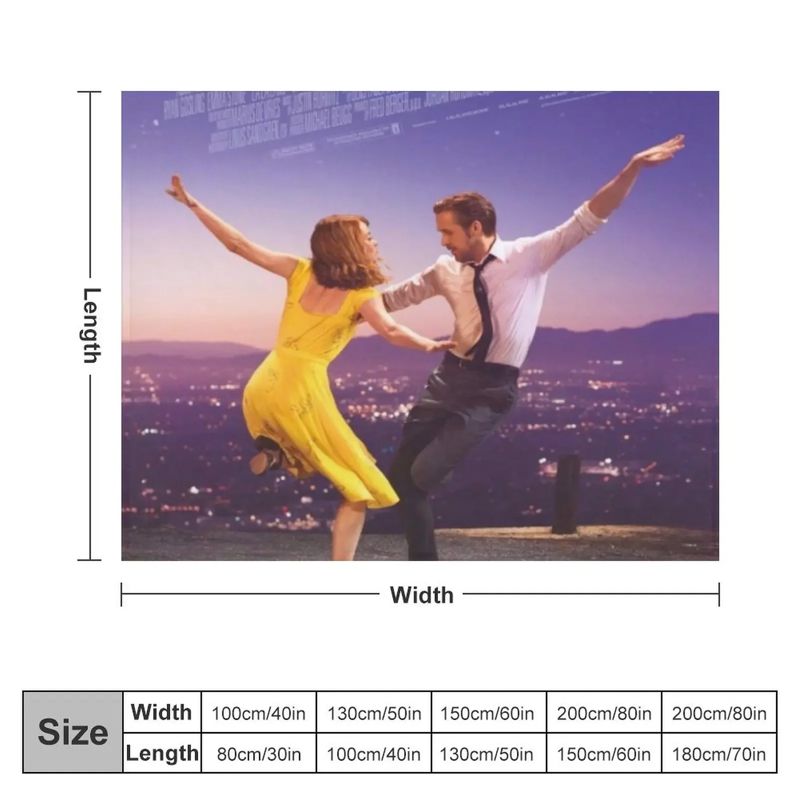 Покрывало La Land (2016) многоцелевое одеяло Hairys