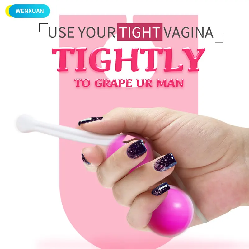 Силиконовые вагинальные шарики, устройство для укрепления мышц влагалища, китайские шарики Кегеля, вибратор, шарики для тазового Бен-ва, ан...