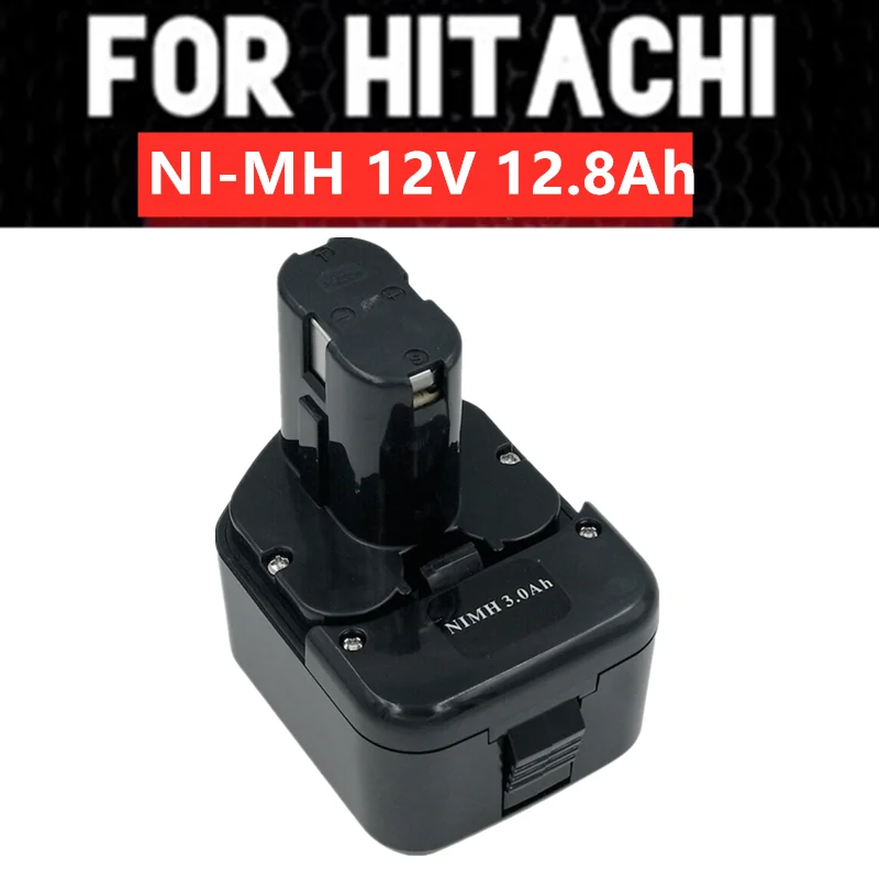 

High Quality 12800mAh 12V 12.8Ah Battery for Hitachi EB1214S 12V EB1220BL EB1212S WR12DMR CD4D DH15DV C5D , DS 12DVF3