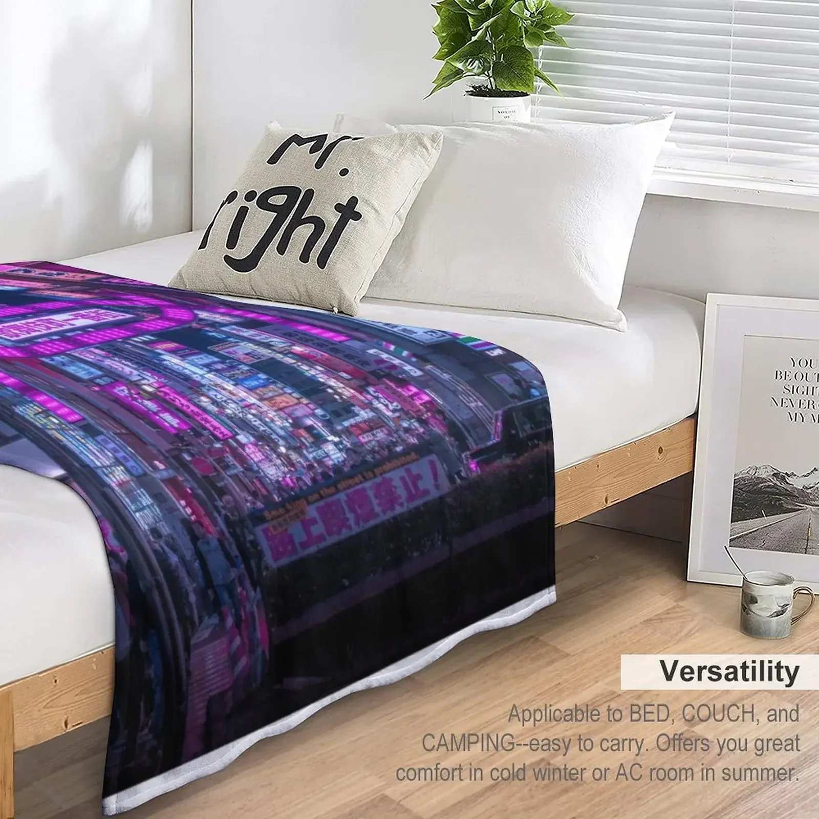 Kabukicho Gate Shinjuku плед манга мягкие кровати одеяла