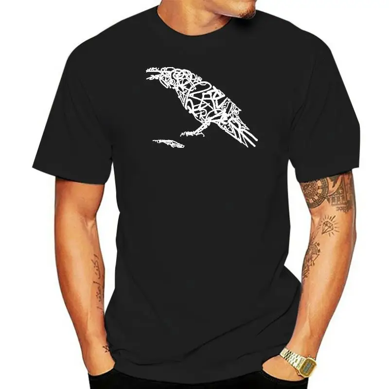 

Men's Raven t shirt designer cotton plus size 3xl cool Sunlight Breathable Spring cool shirt