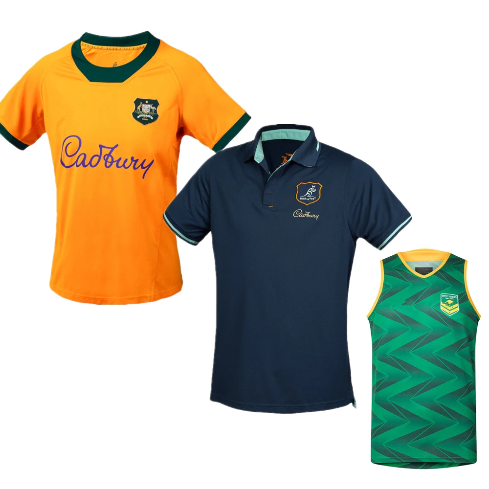 Футболка для регби Wallabies Kangaroos 2025 Австралия рубашка жилет шорты