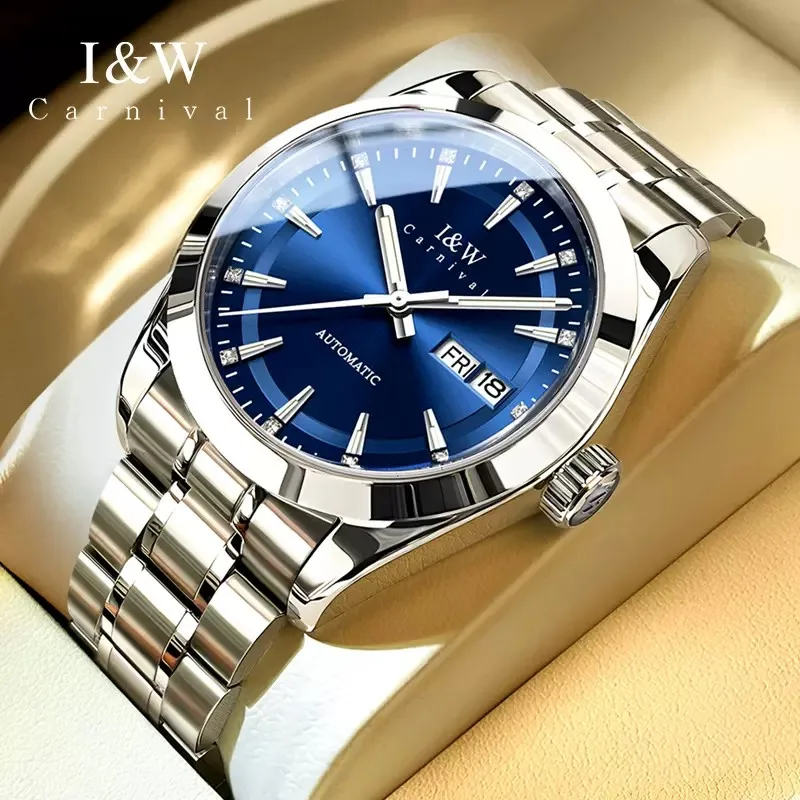 Карнавальный бренд High End IW Series 50 м водонепроницаемые модные механические часы