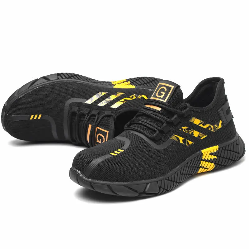 Рабочие кроссовки мужская защитная обувь рабочие ботинки со стальным носком