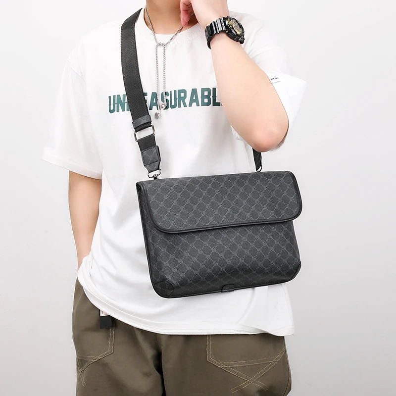 Модные мужские сумки на плечо из искусственной кожи через bolsos para hombre