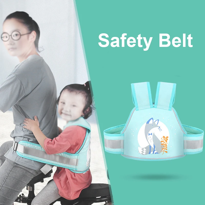 

Children Moto Seat Belt Electric Motorcycle Baby Safety Harness Riding Recoil Anti-fall Breathable Strap Carrier for Boys Girls