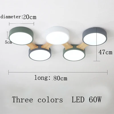 

Потолочный светильник DF LIGHT HOUSE D 88066 серый/зеленый/белый 220В