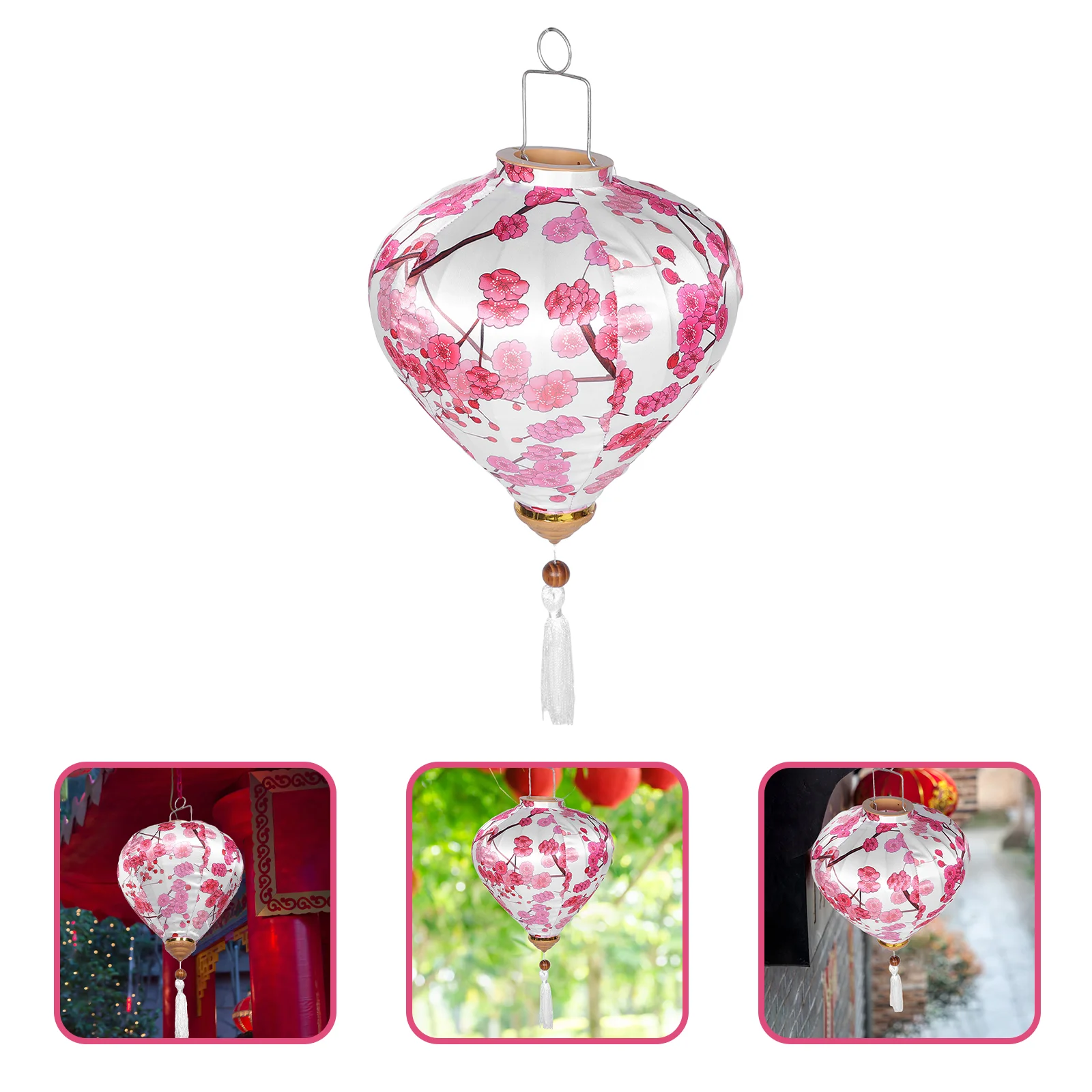 

Lantern Mid-autumn Chinese Decor Outdoor Holiday Festival Cloth Decorative