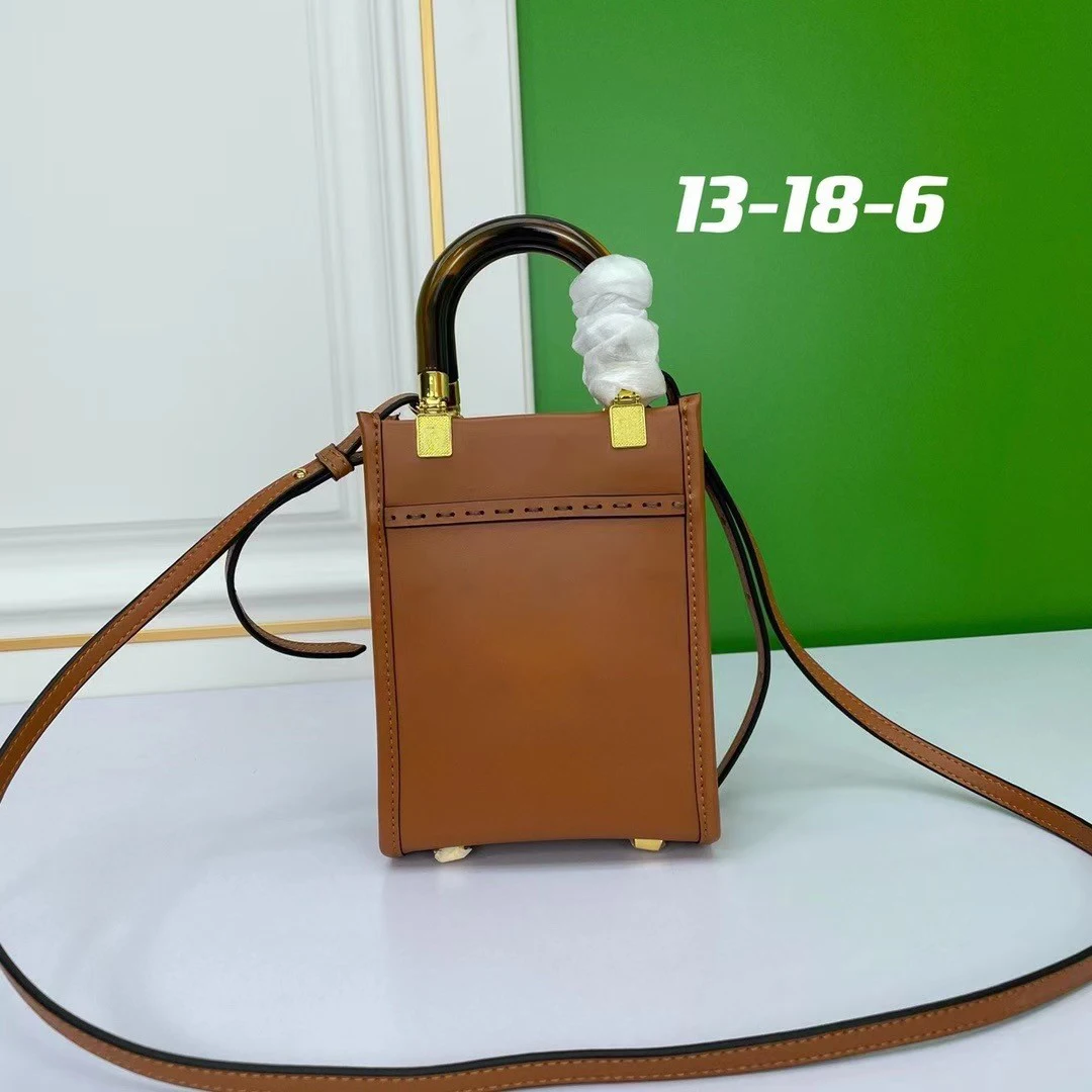 

Quality Luxury Brand Genuine Leather MINI Tote bag Fashion All-match Shoulder Crossbody shopping bag Gathering Clutch Handbags