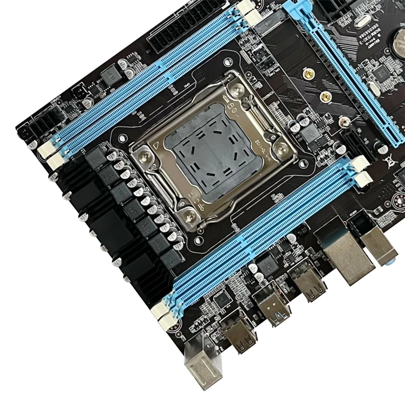 X79 Motherboard+E5 2620 V2 CPU+2XDDR3 4G RECC RAM+SATA Cable+Switch Cable+Baffle+Bracket LGA2011 M.2 NVME Gigabit LAN images - 6