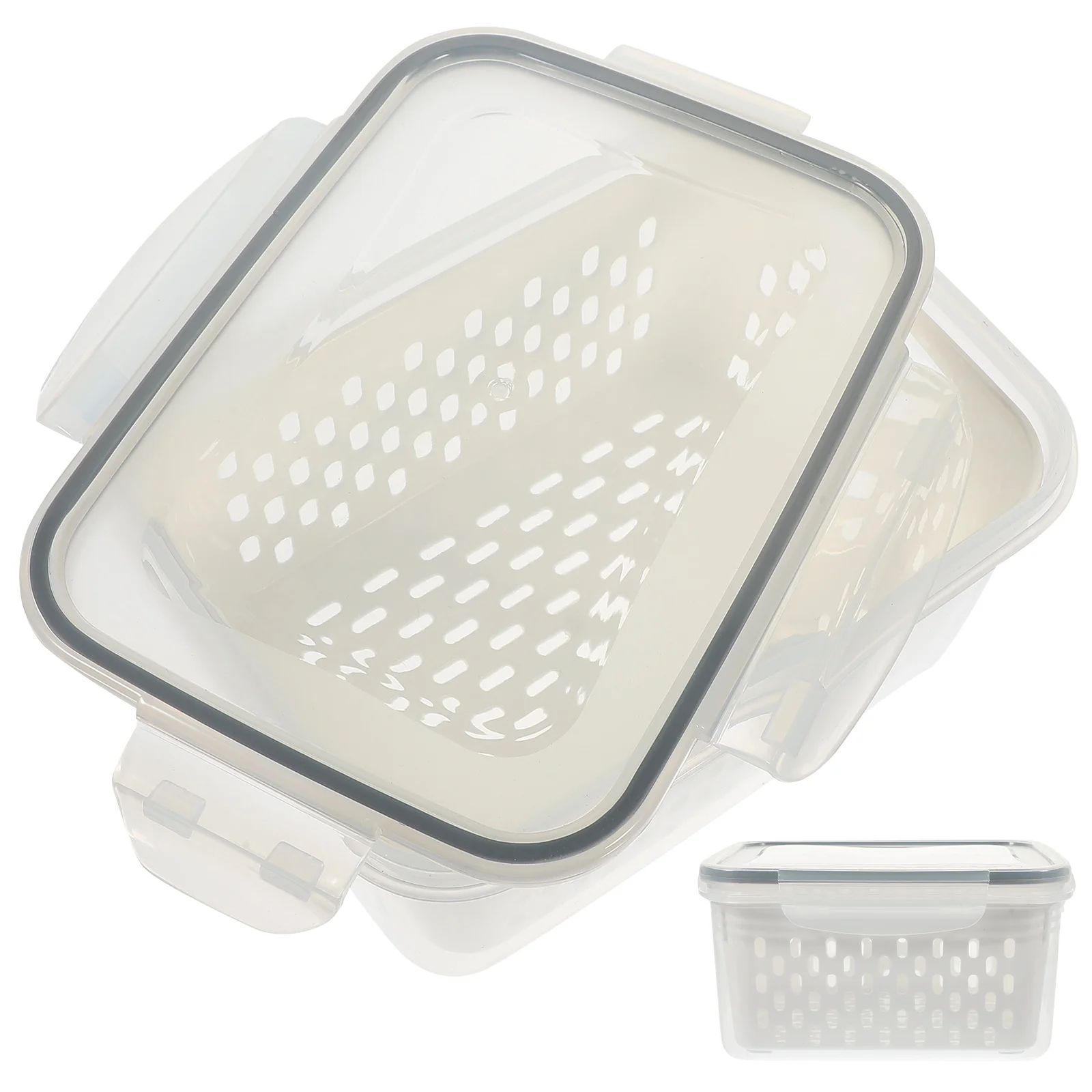 

Storage Vegetable Refrigerator Fridge Boxfresh Containers Container Fruit Bin Salad Keeper Crisper Bowl Strainer Basket Drain