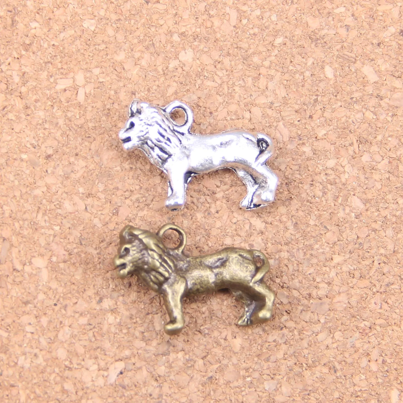 

32pcs Charms lion 23x15mm Antique Pendants,Vintage Tibetan Silver Jewelry,DIY for bracelet necklace