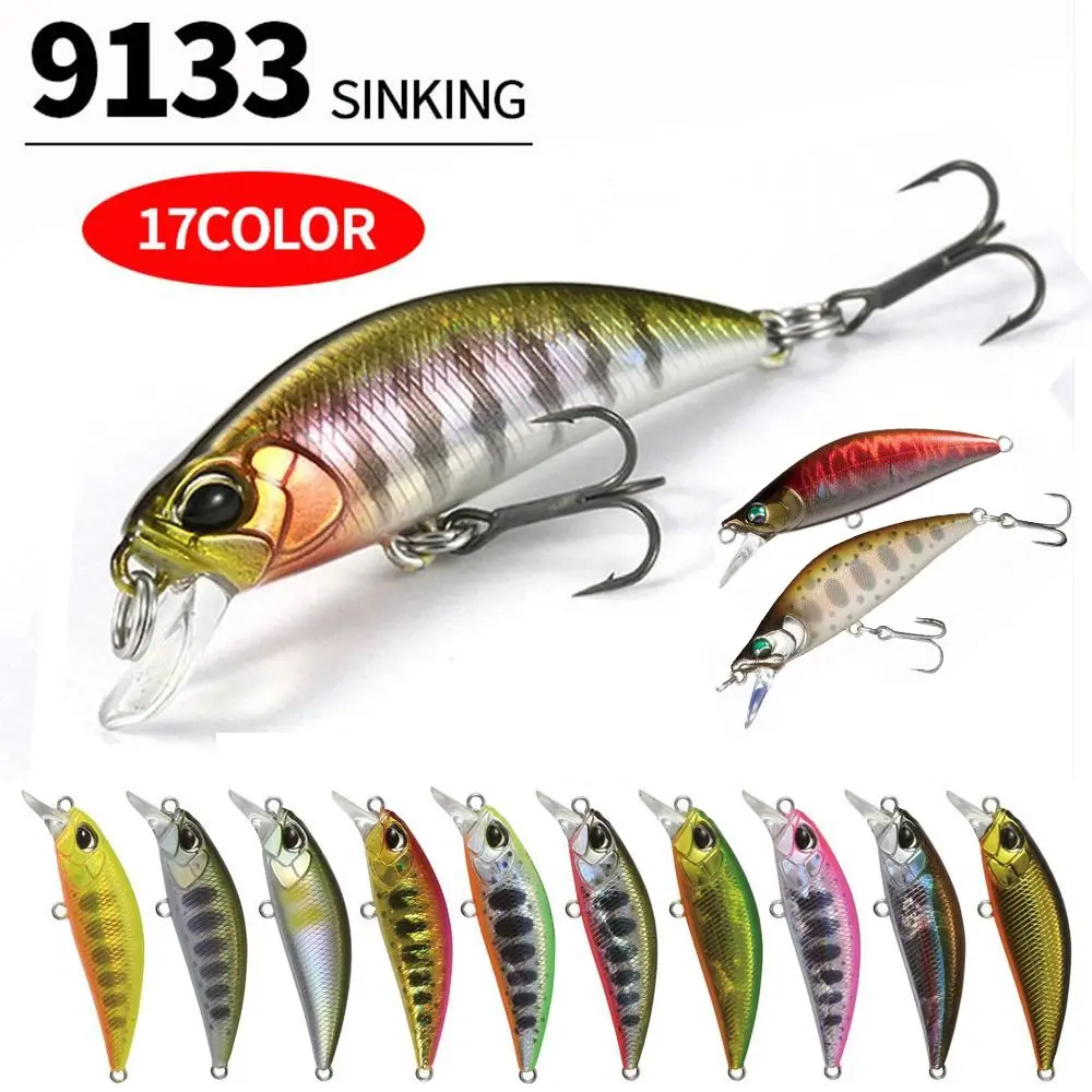 

1PC 38mm/3.2g Minnow Fishing Lures Wobblers Crankbaits Jerkbaits 3D Eyes Artificial Hard Baits Hooks for Fishing Carp Pesca Isca