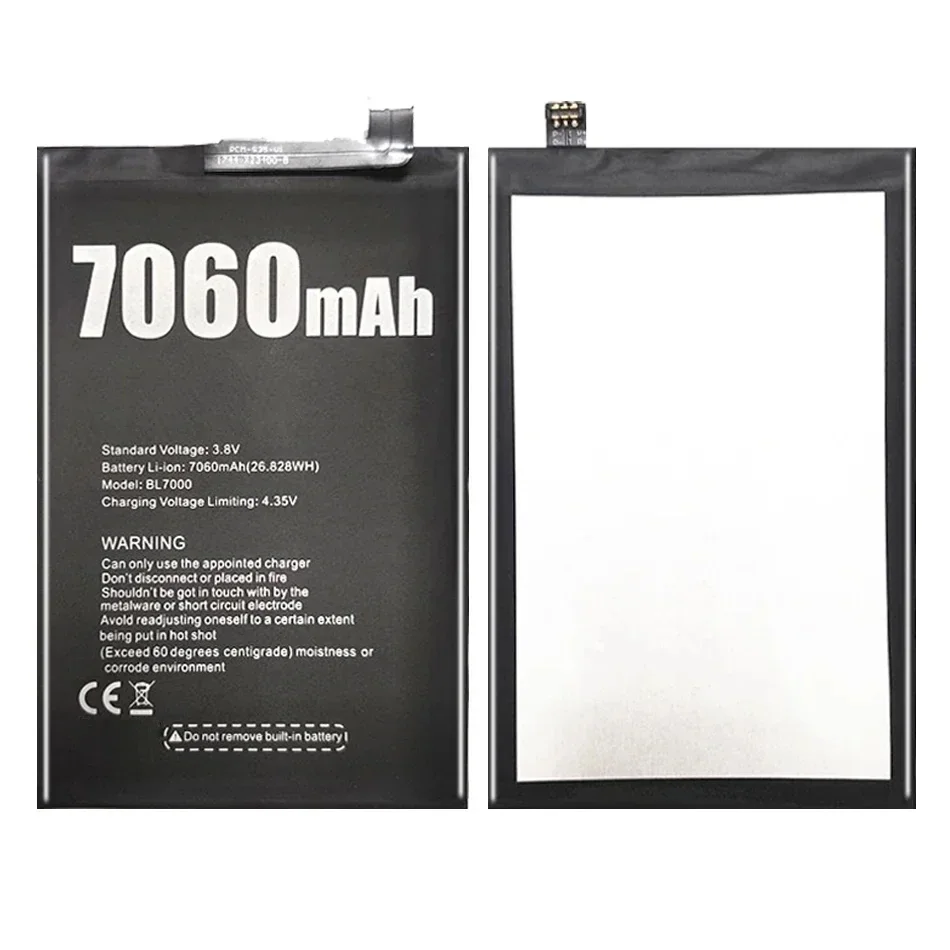 Сменный аккумулятор для DOOGEE S55 S55Lite T6 S60 S95 Pro S95Pro BL7000 BL12000 S60Lite BL12000Pro Батареи