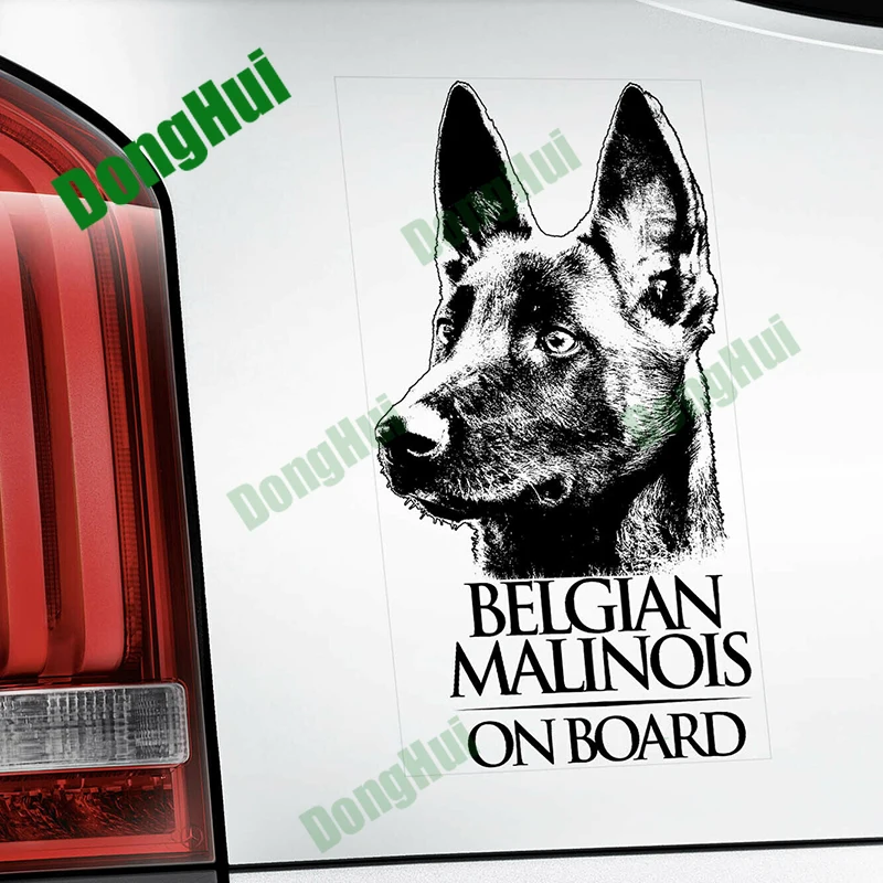 

Belgian Malinois decals rear window motorcycle trunk helmet surfboard laptop camper scooter off-road vehicle racing sticker