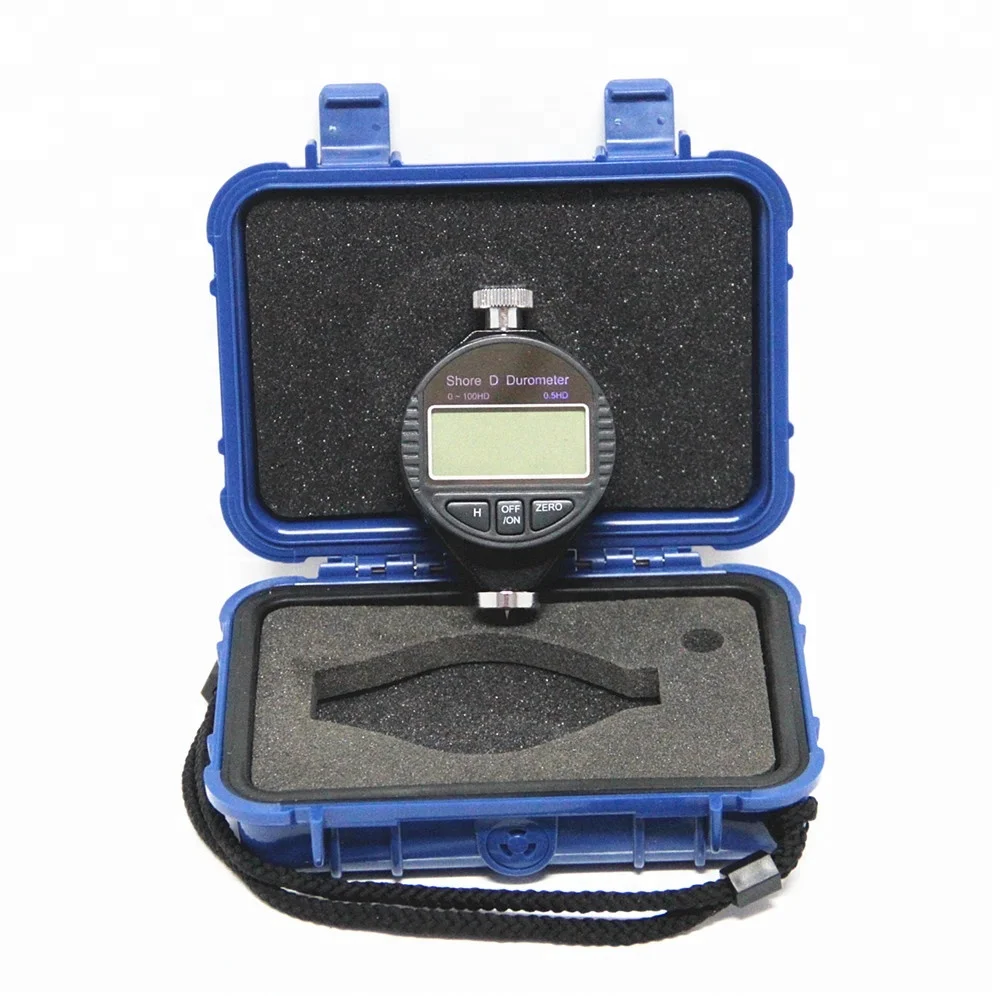 

HT-6600D Digital Shore D Sponge Hardness Tester, Rubber Durometer