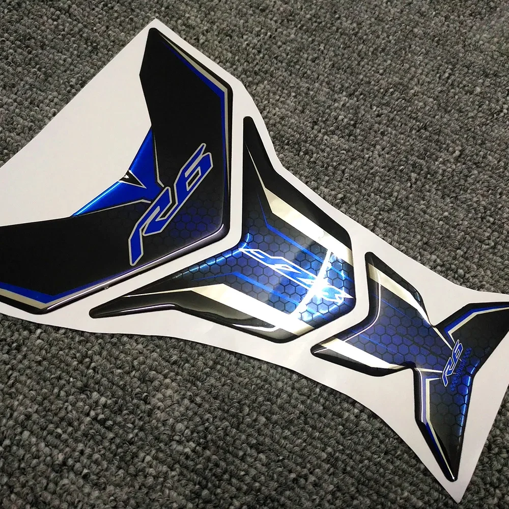 Наклейки на бак защитная наклейка для YAMAHA YZF-R6 обтекатель эмблема значок логотип