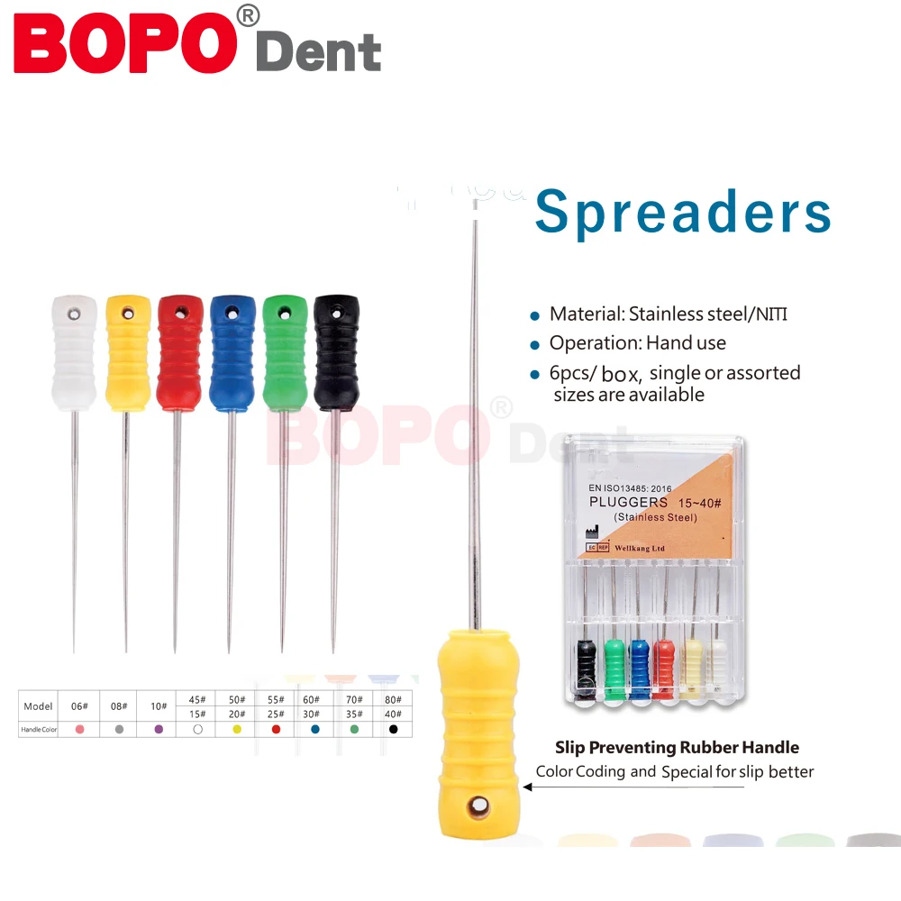 Стоматологические разбрасыватели для пальцев из нержавеющей стали NoEnName_Null