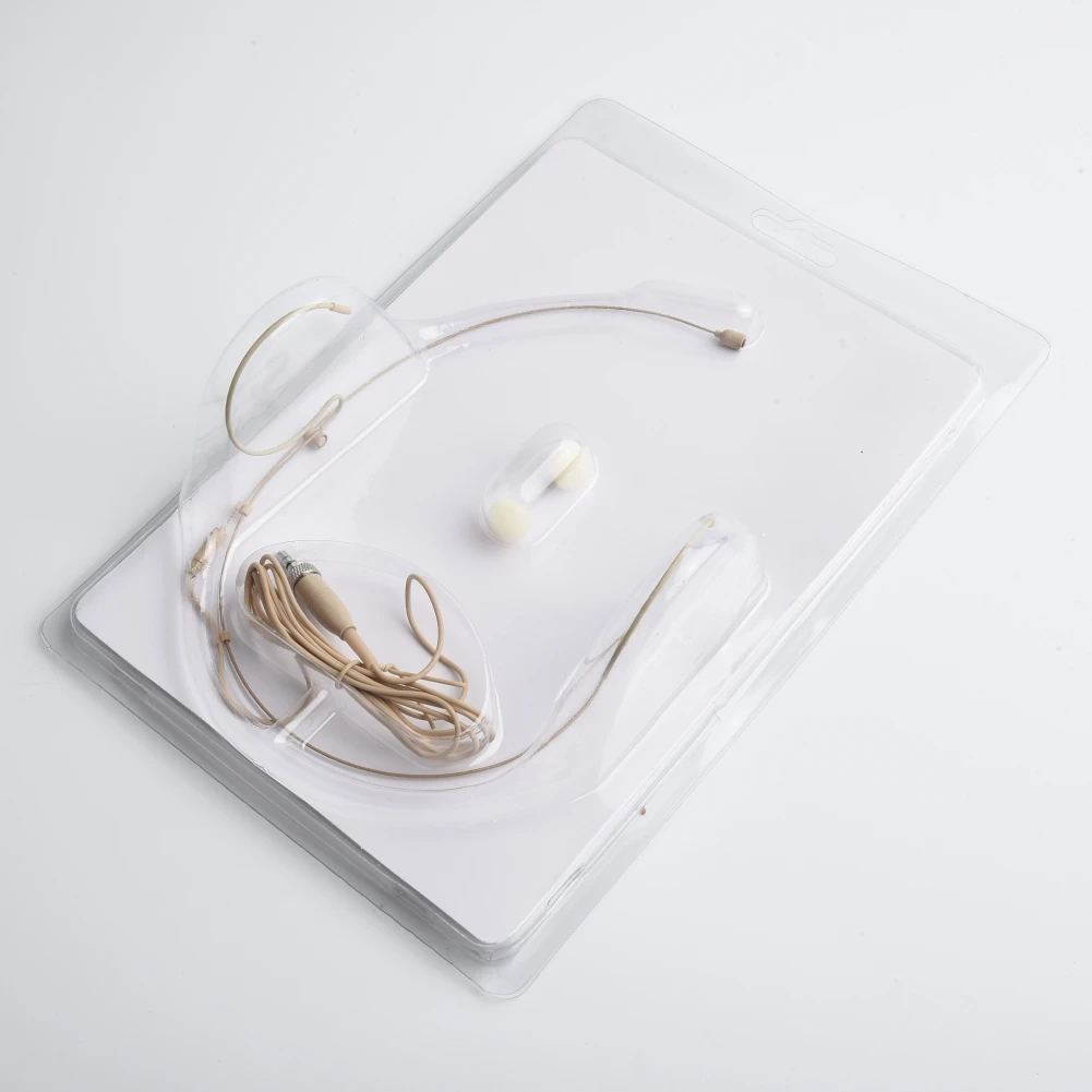 

Headset Microphone Headworn Omnidirectional Wireless Φ4.0 Mm BeigeHeadset Mic Headworn 3.5mm Approx.1.2m Beige
