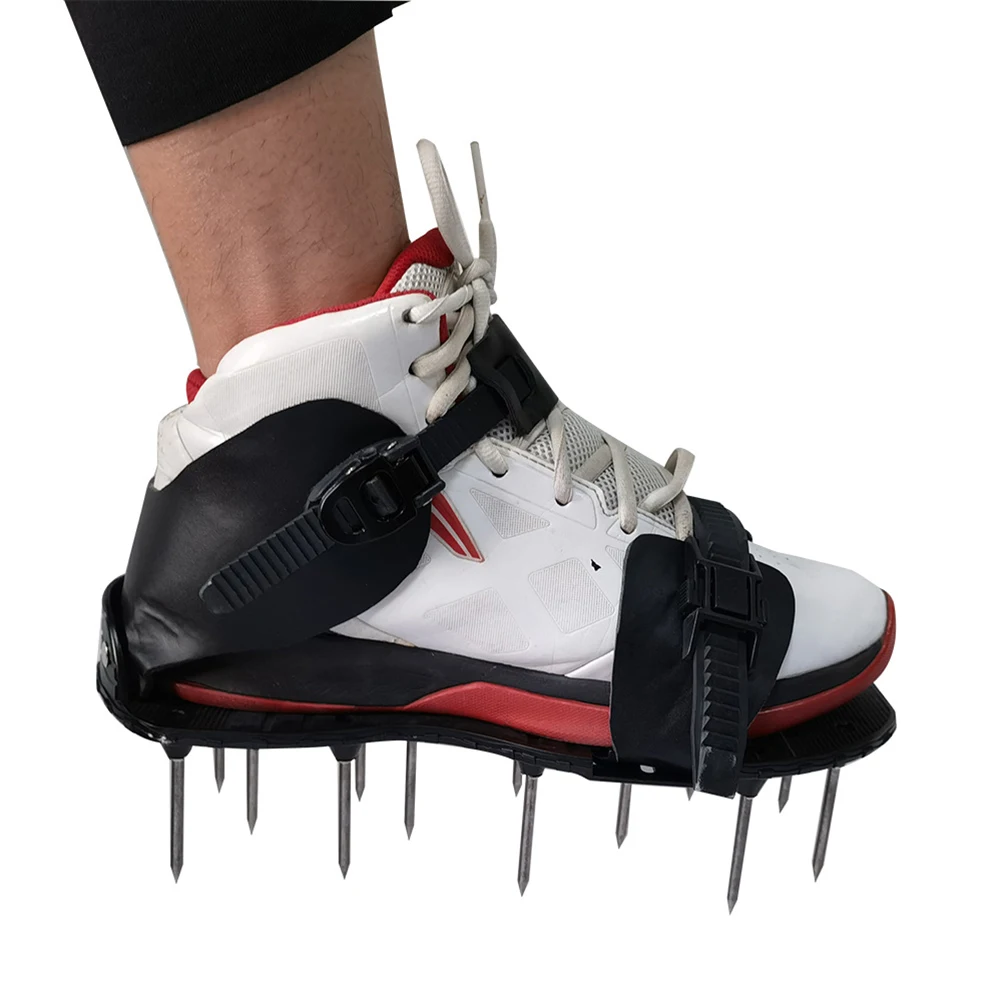 

Garden lawn nail shoes PU leather lawn inflatable shoes gardening garden tools