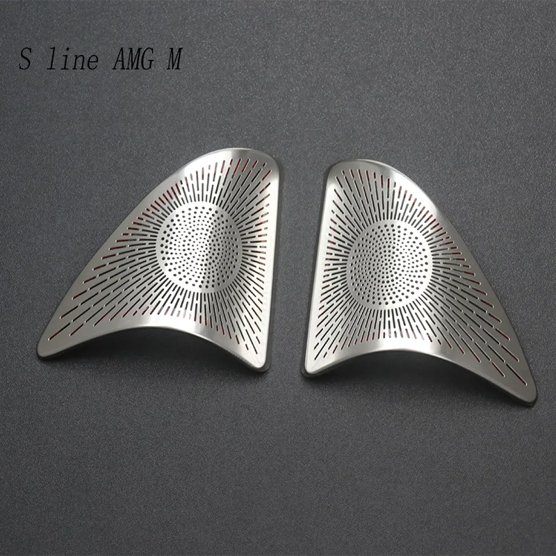 

Автомобильная передняя крышка динамика для Mercedes Benz CLA C117 X117 W117 2013-2019 аксессуары для твитера головка ВЧ-рога наклейки для интерьера