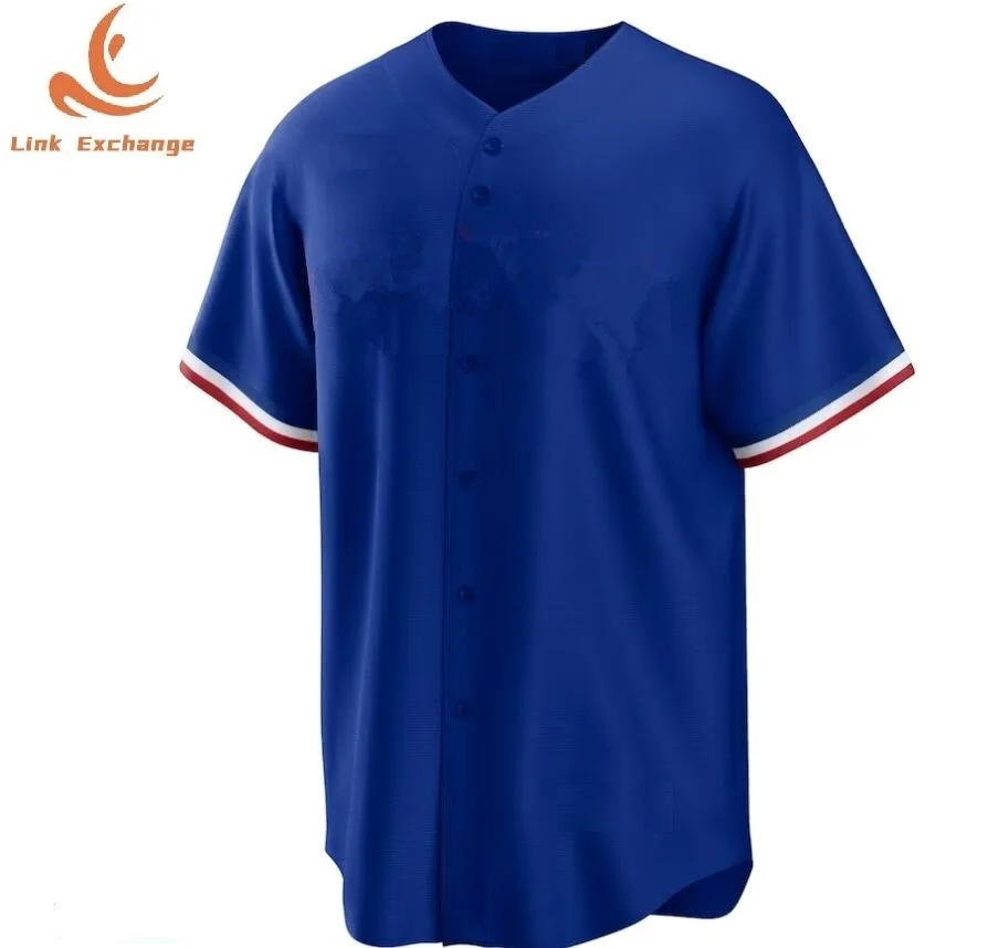 NEW TEXAS CUSTOM MEN WOMEN YOUTH KIDS BASEBALL JERSEYS RANGERS STITCH T-SHIRT