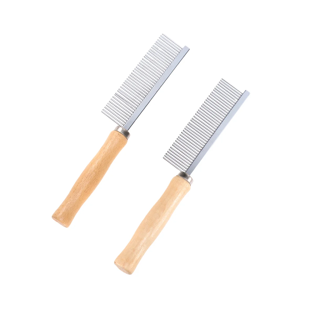 

Comb Pet Dog Cat Dematting Hair Handle Shedding Supplies Clean Dogs Tick Hairbuster Pin Tool Wood Grooming Brushes Combs Metal