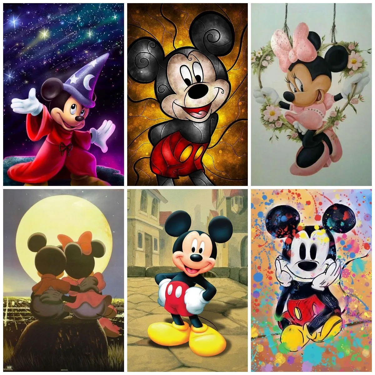 

Настенная картина из мультфильма «Микки и Минни»