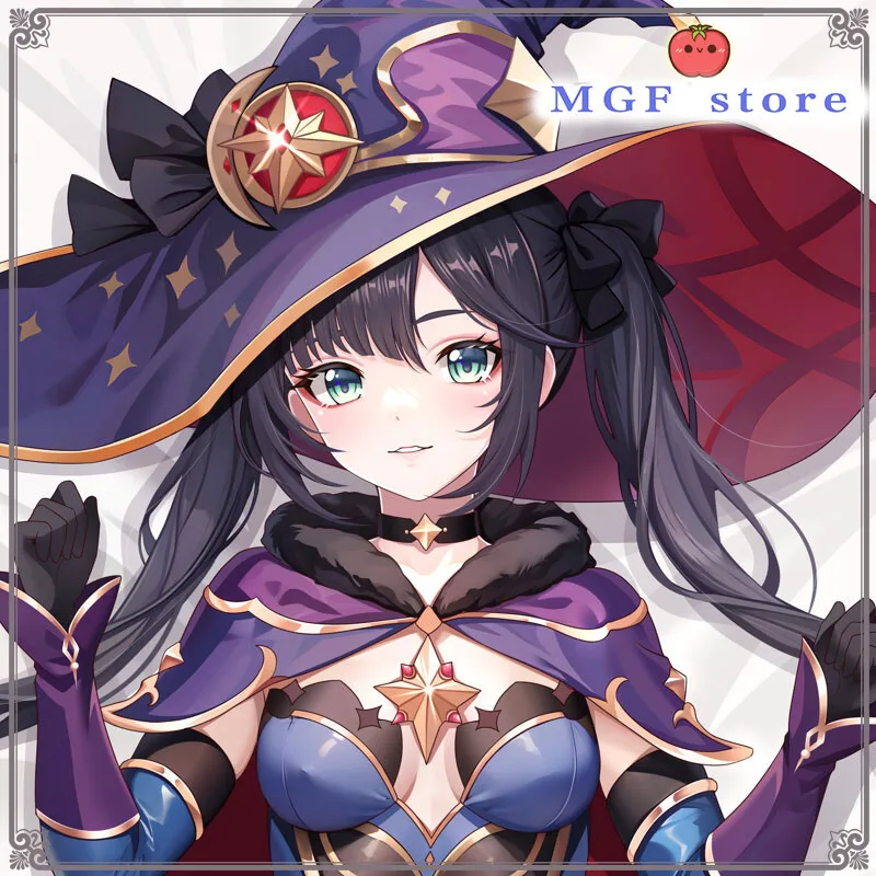 Genshin Impact Mona Dakimakura Hing Body Чехол Подушка-отаку подушка для кровати Рождественский