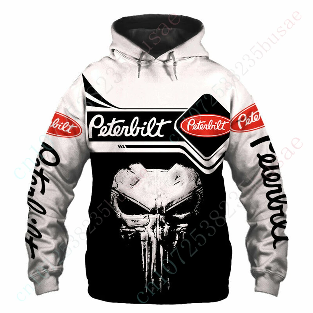 

Peterbilt Essentials Streetwear Unisex Zip Hoodies Anime 3D Printing Oversize Hoodie Casual Sweatshirt Harajuku Men's Clothing