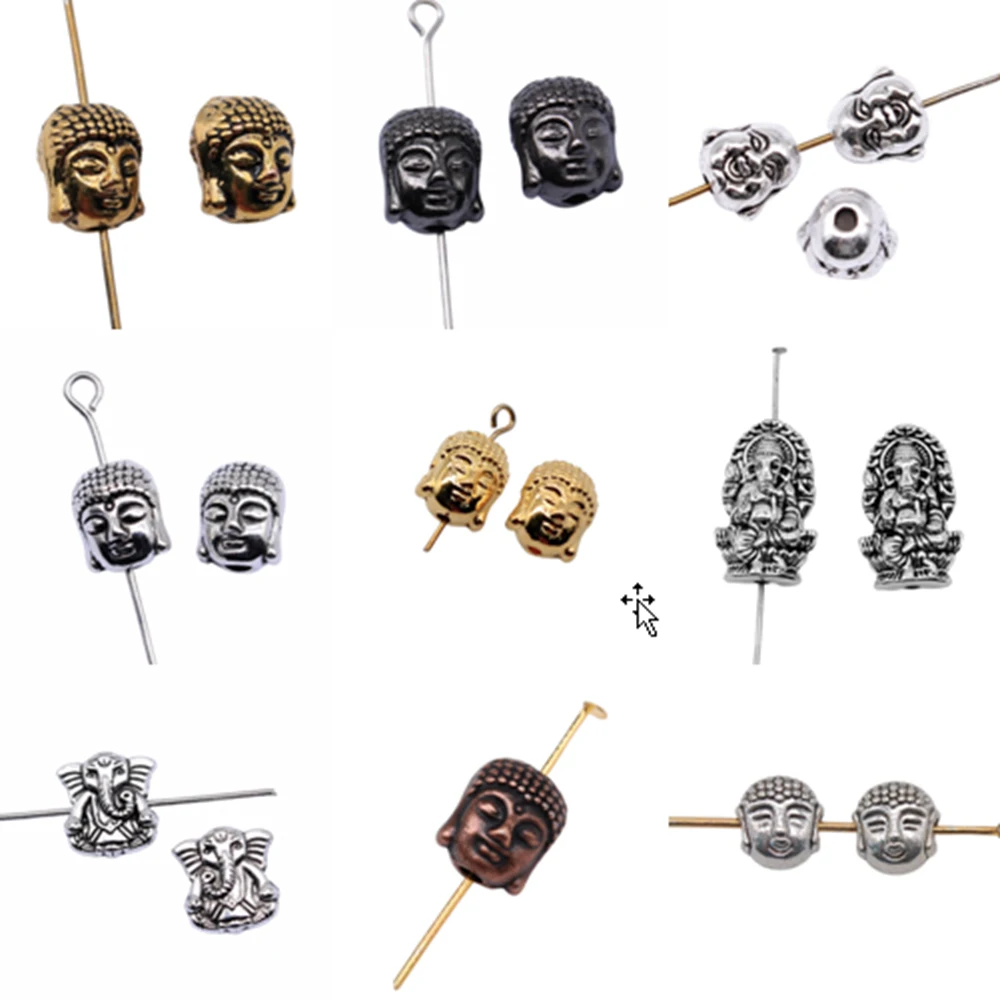 

Подвеска в виде головы Будды для изготовления браслетов