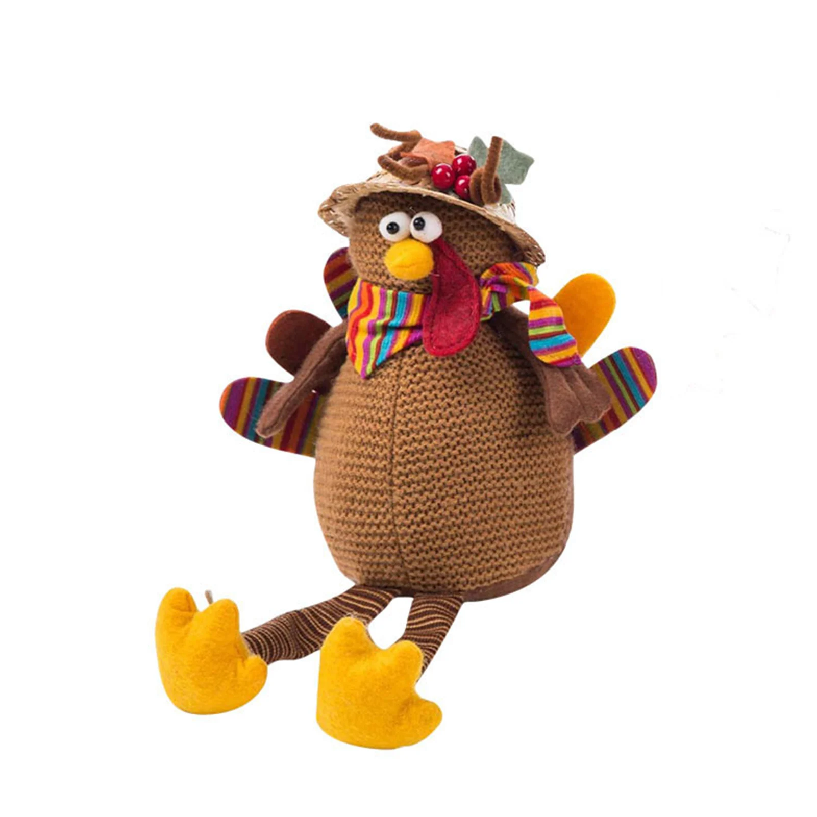 

Thanksgiving Decorations Stuffed Turkey Toy Stuffed Toy Turkey Doll Thanksgiving Tabletop Decoration Exquisite Plush Turkey For