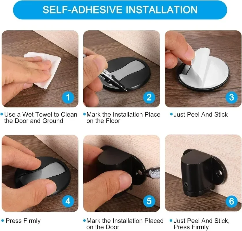 Прочный магнитный дверной ограничитель крепление из нержавеющей стали резистор