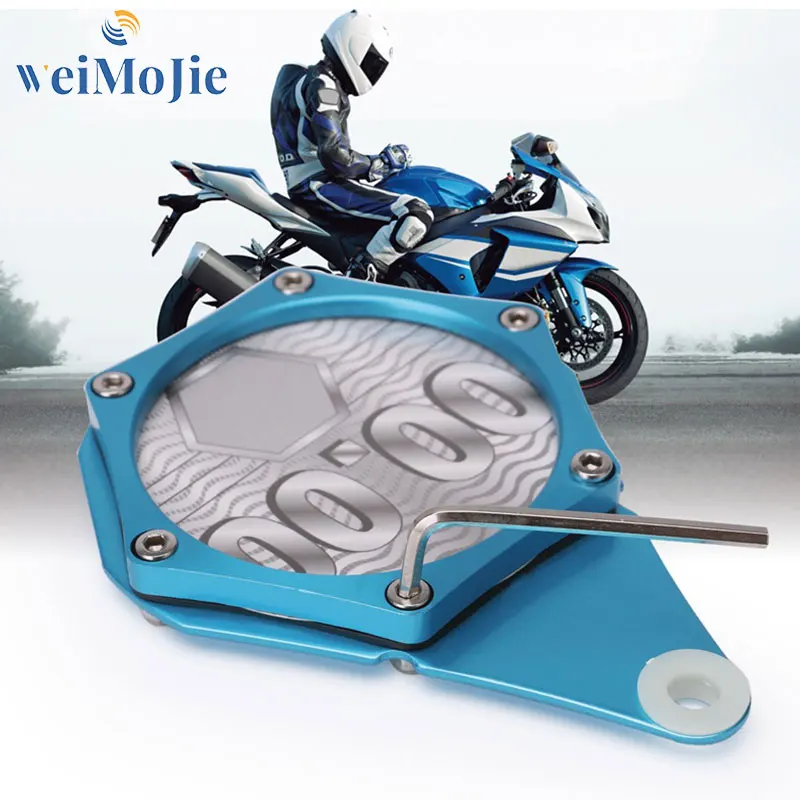 

New Motorcycle Disc Permit Holder Metal Alloy Tax Permit Holder Waterproof Seal Black Car Motorcycle Motorbike Accessories