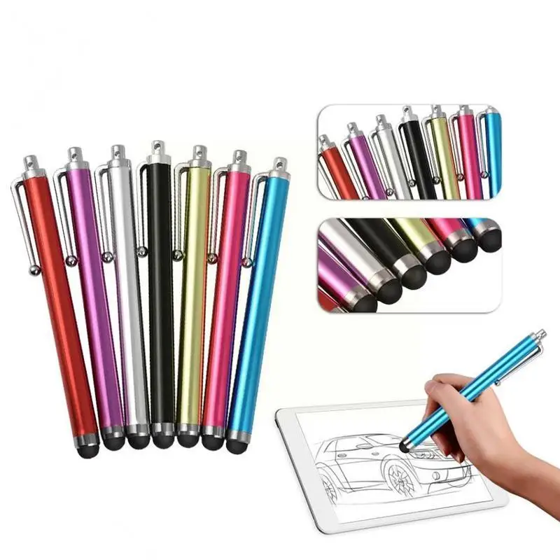 

5pcs Precise Pen Stylus Capacitive Pencil For Wholesale) For Pad Tablet Pc Phone Random Colors Office Supplies F8v0